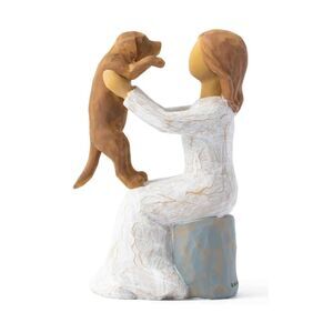 Love My Dog Figurine Statue Sculpted Hand-Painted BRAND NEW FACTORY SEALED 5.7"